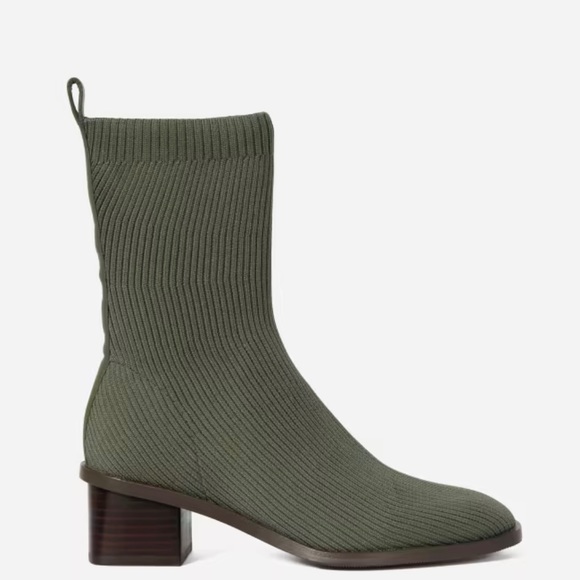Everlane Shoes Everlane Ankle High Sock Boots In Caper Green Poshmark